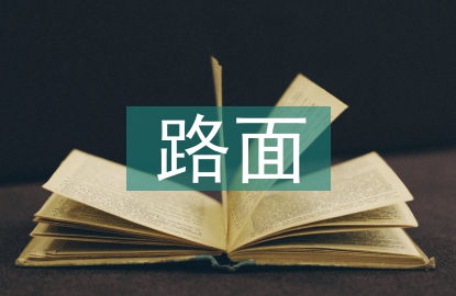 路基路面精細化管理研究